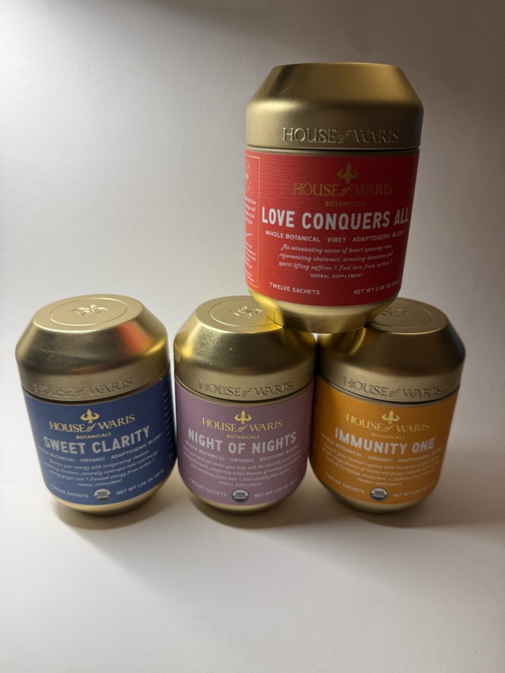 House of Waris Metal Tea Tins (Empty)